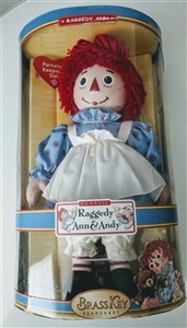 raggedy ann porcelain doll storybook box keepsake