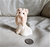 Avon 1970 Sweet Honesty cologne Yorkie perfume cute dog vintage vanity decor empty bottle