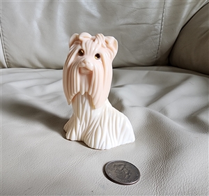 Avon 1970 Sweet Honesty cologne Yorkie perfume cute dog vintage vanity decor empty bottle