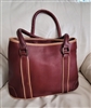 Latico NJ USA Brown Leather Purse Multi Compartment Women's Bag