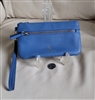 Nanette Lepore blue wristlet wallet elegant design dangle holder