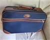 Jaguar navy blue and brown vintage luggage travel in style collectible accessories