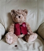 Helzberg Diamonds 2010 limited edition  16" Bear toy or collectible in brown color and red vest