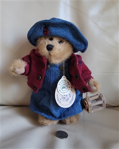 Bailey and Friends Boyds Bears collectible brown toy in colorful outfit