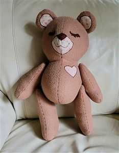 Teddy bear vintage 16 inch stuffed jointed toy
