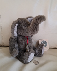 P Gallery Trankster Boyds bears and friends jointed stuffed plush elephant eleven inches tall