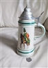 Vintage Gerz German beer stein Boston Hussars barware