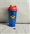Wonder Woman DC Comics Perfect Shaker bottle blue and red 2015 version showing ActionRod technology and measurement markings
