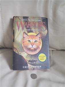 preowned first edition 2010 book Warriors Night Whispers by Erin Hunter
