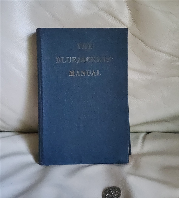 Vintage 1950 Bluejackets Manual US Navy 14th Edition book