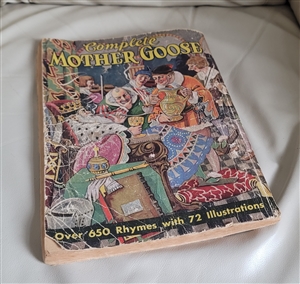 Preowned vintage 1932 Complete Mother Goose Whitman nursery rhymes book