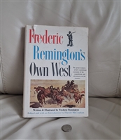 Preowned vintage Frederic Remington illustrated book with original dust jacket