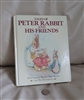 vintage 1984 hardcover book Tales of Peter Rabbit and His Friends by Beatrix Potter