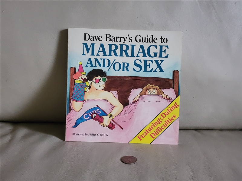 Preowned 1987 Dave Barry's Guide to Marriage and/or Sex humor satire novel book