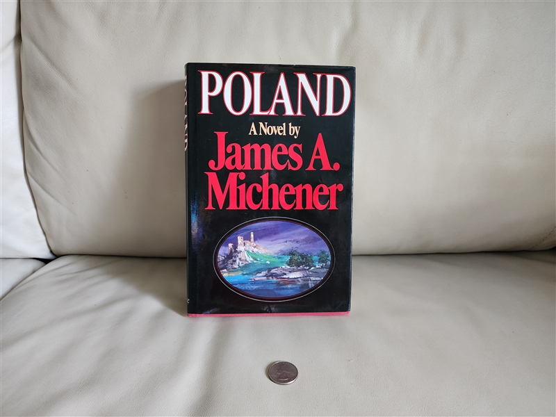preowned 1983 Poland First Edition by James A Michener hardcover historical fiction book
