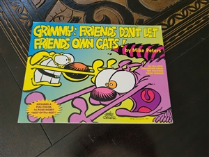 Grimmy Friends dont let friends own cats 1996 book colorful cover collectible