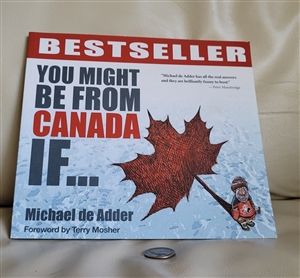 Michael de Adder illustrations book 2017 collectible library addition You Might be from Canada