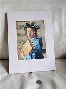 Art Book The World of Vermeer 1967 Time Life Library of Art vintage illustrated hardcover book with brown spine and original protective slipcase box