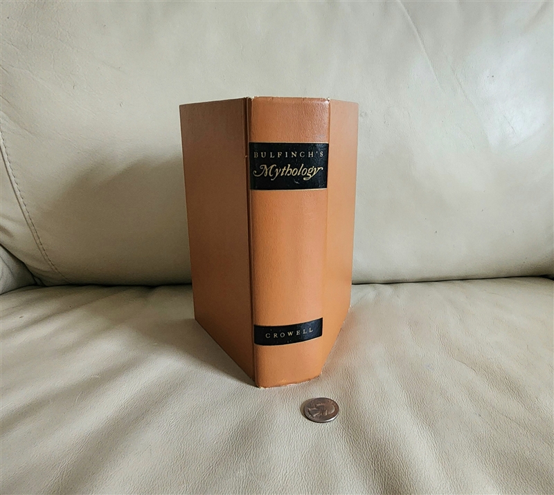 vintage bulfinch mythology 1970 hardcover book thomas y crowell classical literature collectible 980 pages