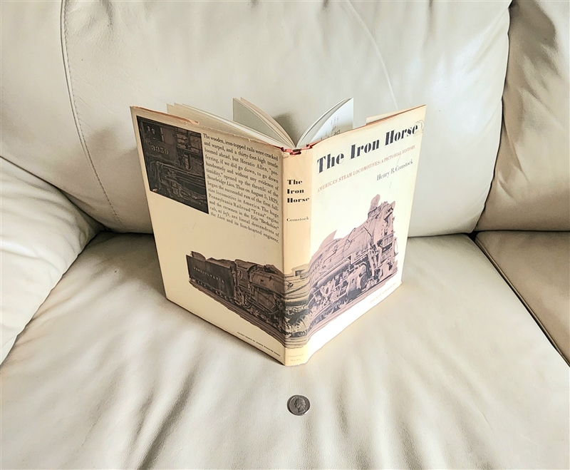 vintage the iron horse americas steam locomotives henry b comstock 1971 galahad books hardcover pictorial history railroad book