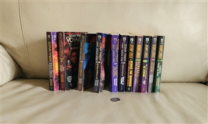 Star Trek 11 sci-fi books lot Pocket Books adventure novels 1993 to 2001