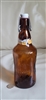 Fisher Biere D ' Alsace brown glass beer bottle vintage barware accessories storage bottle