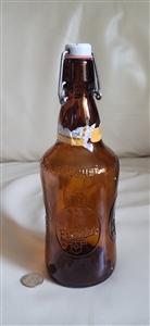 Fisher Biere D ' Alsace brown glass beer bottle vintage barware accessories storage bottle