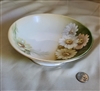 R S Tillowitz Silesia German porcelain floral bowl in brown and white hand painted design