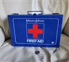 Johnson and Johnson First Aid metal box storage
