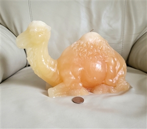 Vintage Wax Camel Shaped 11 Inch Long Display Decor Candle