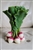 vintage radish bunch shaped wax candle life like design