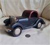 Wooden carved automobile car decor Pottery Barn decorative display and push moving car