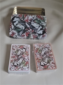 Jamie Gardner Rehfeld birds Woodland playing cards