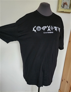 Collectible Games of Thrones 2015 HBO black tshirt sz xxl black and white men shirts