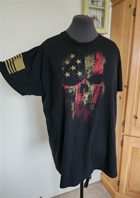 Grunt Style black xxxl shirt skull This we ll Defend collectible