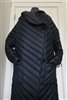 2021 Duluth Trading Co Pretext Quantum womens black long down coat jacket size XL XXL  wrap style