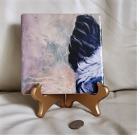 Italian abstract design ceramic thermal tile home decor coaster hot plate display accent decor