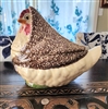 N S GUSTIN California Pottery Hen large Cookie jarrare farmhouse style find