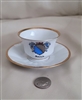 Zurich Crest Bavaria Schumann teacup and saucer small porcelain cup collectible table setting accessories