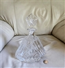 Glass decanter bottle elegant geometrical pattern