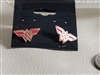 DC Comics Wonder Woman gold and red tone wings stud earrings with S14 mark