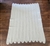 Vintage hand crochet ivory throw blanket scalloped loop edge Beulah Dobmeier felted fuzzy synthetic