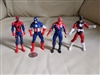 Superheros articulated vintage toy figures Marvel Hasbro toys
