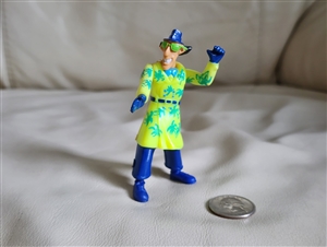 Aloha Surfer inspector Gadget 1991 happy meal toy, plastic figure