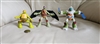 TMNT Teenage Mutant Ninja Turtles 3-piece set of 2016 McDonald's Happy Meal action figures featuring Leonardo, Donatello, and Michelangelo