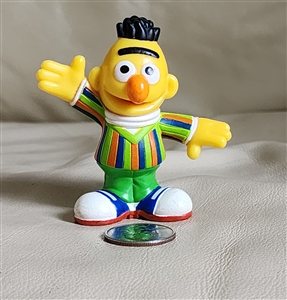 Bert colorful pvc figure cake topper 2010 Hasbro