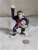 Disney Kim Possible articulated Ninja Monkey 4-3/4" happy meal toy 2003