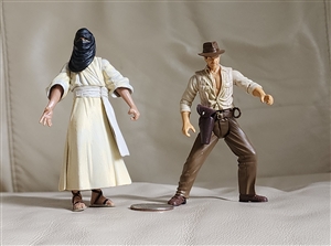 Hasbro 2007 Indiana Jones and Cairo Henchman 4 inch articulated PVC action figures