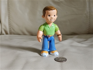 Collectible Loving House  dad pvc articulated toy Fisher Price