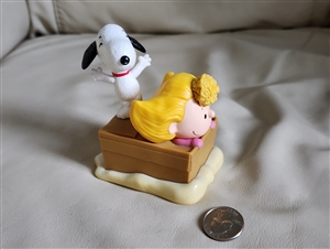 McDonalds happy meal peanuts snoopy and sally brown moving toy 2015